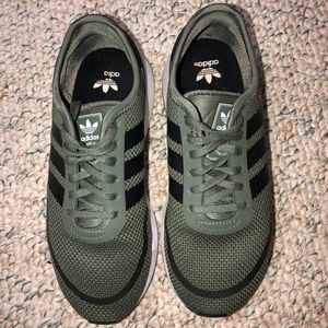 Dark Green Adidas Sneakers